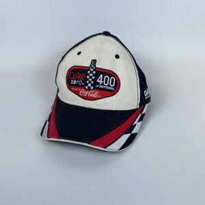 NASCAR Coke Zero 400‎ at Daytona Racing 2008 ISC Baseball Cap Mens White Black